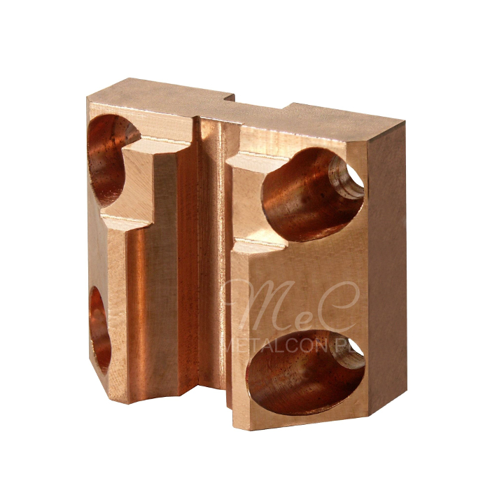 Electrodes and special parts for resistance welding of shock absorber components; inductors and other copper modules — example 6