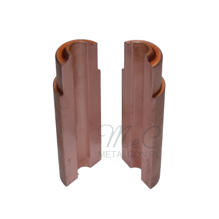 Electrodes and special parts for resistance welding of shock absorber components; inductors and other copper modules — example 7