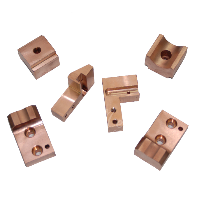 Electrodes and special parts for resistance welding of shock absorber components; inductors and other copper modules — example 8