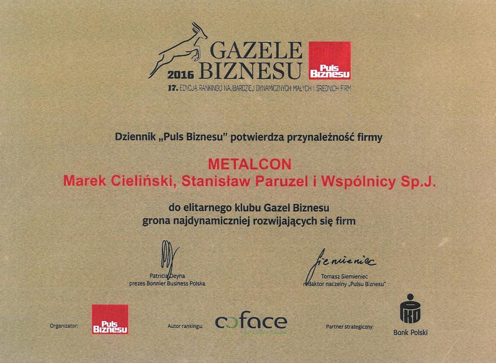 Gazela Biznesu 2016